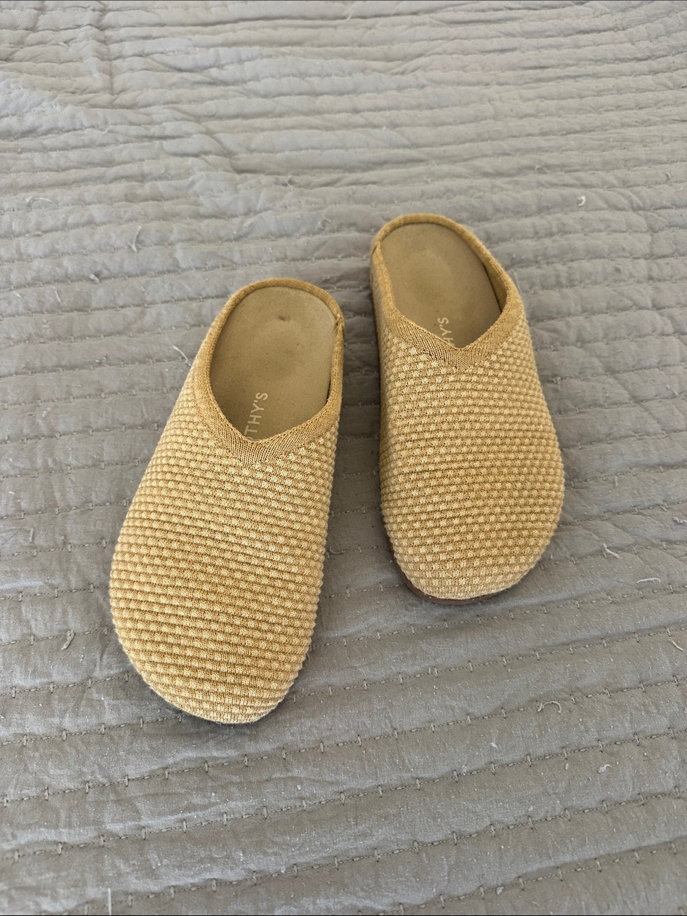 Rothy's Clogs in Tan